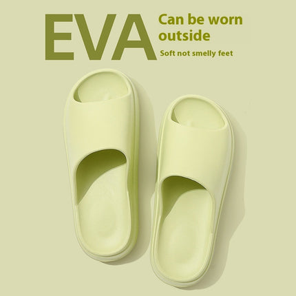 Women's Peep-toe Bathroom Home Slippers Outdoor Non-slip Beach Shoes