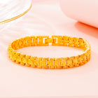 Luxury Thick Placer Gold Bracelet