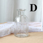 Clear glass vase