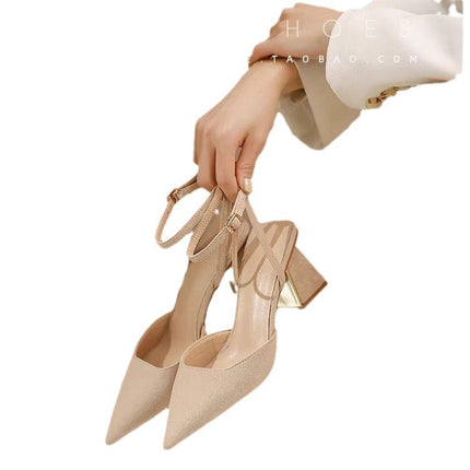 French Style Closed Toe Sandals For Women