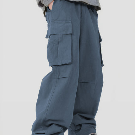 Loose Straight Track Pants Men