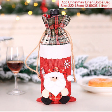Christmas Decorations Christmas Wine Bottle Socks
