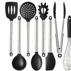8 piece black