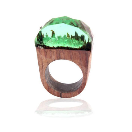 Handcrafted Wood Resin Rings