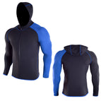 Royal blue and black