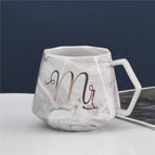 Stone pattern grey single cup