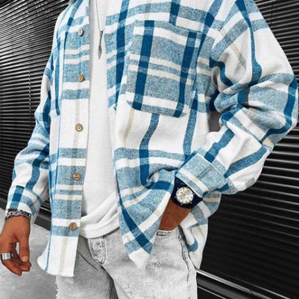 Men's Color Matching 3D Digital Printed T-shirt