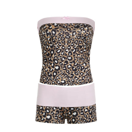 Sleeveless Top Hot Pants Two-piece Set For Women