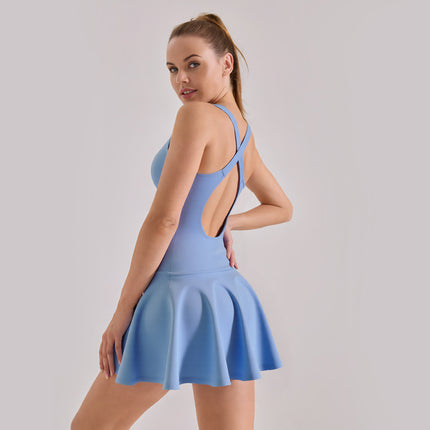 High-elasticity Summer New Dress, Nude Sensation, Anti-exposure Sports Dress