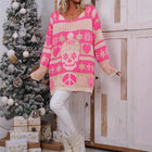 Women's Fashion Embroidery Skull Element Sweater