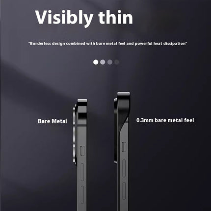 16 Frosted Frameless Magnetic Magsafe Phone Case Ultra-thin PC Protective Case