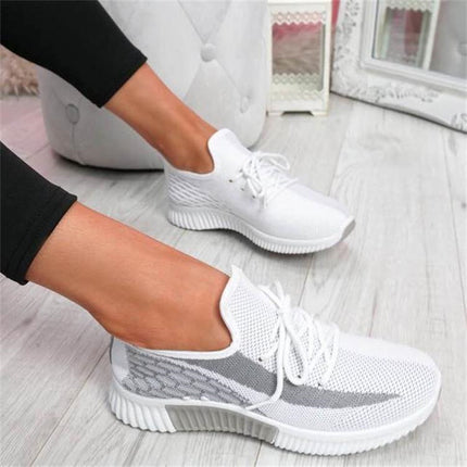 Sneakers flying shoes women's single shoes