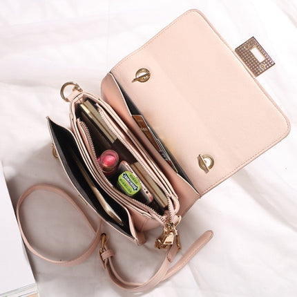 Women's Tote Bag Fashion Sequined Small Square Lady PU Fashion Hand bag