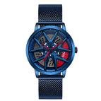 Blue And Red Mesh Belt