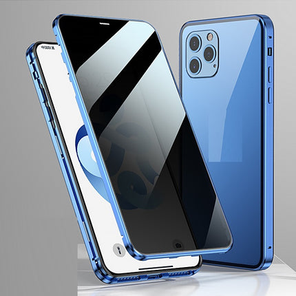 Double Sides Glass Cover Anti Privacy Protector Magnetic Adsorption Case