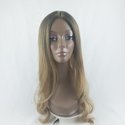 Explosion wig lady long curly hair gradient anime