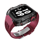 Transparent Black Wine Red