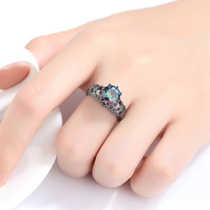 Vintage alloy set topaz jewelry