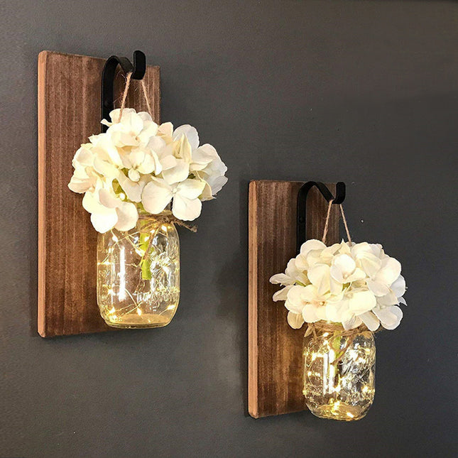 Wall-mounted vase
