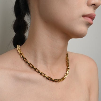 Square 316L Steel Bracelets Necklace For Men And Women