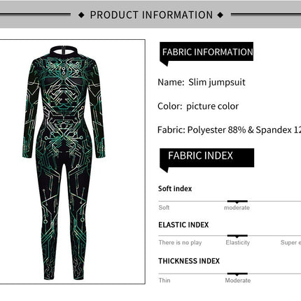 Digital Printing Series Men's And Women's Jumpsuit
