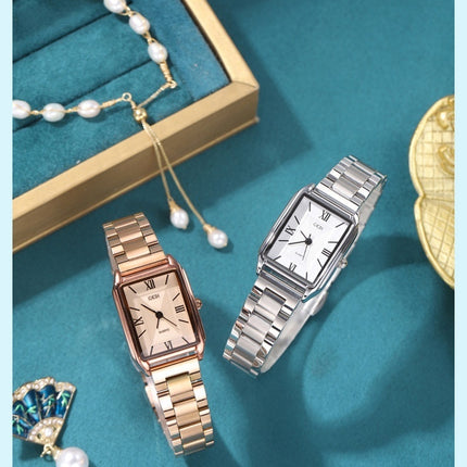 Classic Simple Square Watch Women's Affordable Luxury Fashion High-grade Korean Style All-match Steel Belt
