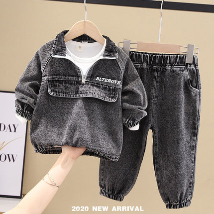 Boys Spring Clothing New Clothes Fashionable Handsome Children's Clothing