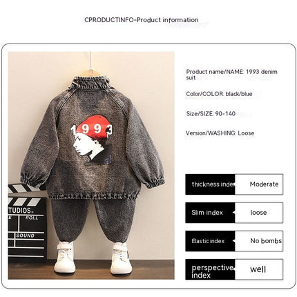 Boys Spring Clothing New Clothes Fashionable Handsome Children's Clothing