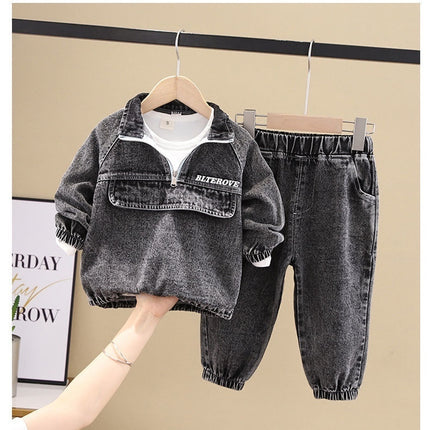 Boys Spring Clothing New Clothes Fashionable Handsome Children's Clothing