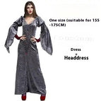 Grey court dress W105