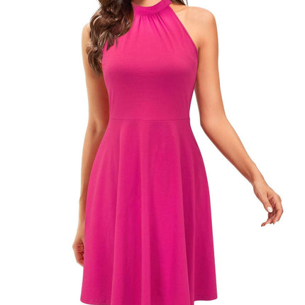 Dress Backless Floral Summer Women