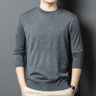 Round Neck Wool T Men's Sweater Skin-friendly