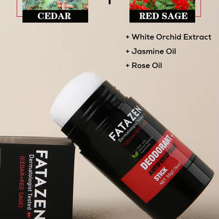 Herbal Deodorant Antiperspirant Stick Body Glide Natural Vegan Cedar Red Sage Fragrance Deodor Balm Deodorant Stick