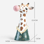 Resin Cartoon Animal Head Vase Succulents Flower vase