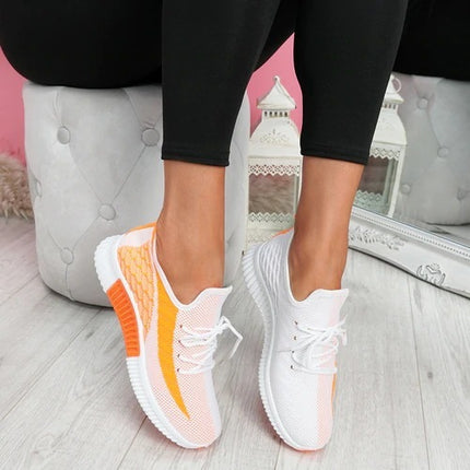 Sneakers flying shoes women's single shoes