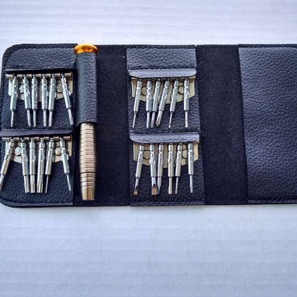 25 multifunctional leather 1 screwdriver setmobile phone notebook maintenance tools
