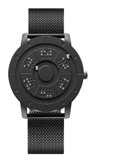 Fashion Sports Quartz Watch Blue Steel Timepiece