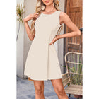 Women's Sexy Sleeveless Bodycon Mini Dress, Slim Fit A-Line Summer Club Party Dress