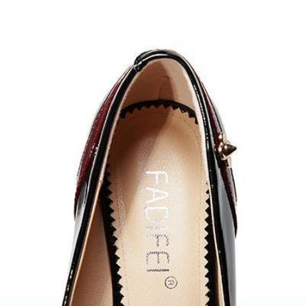 Women's Chunky Heel Temperament Wild Pointed Toe Shoes