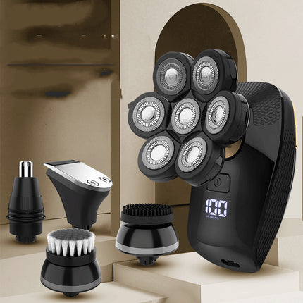 Five-in-one Bald Artifact Bdy Men's Electric Shaver