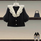 Women's Suits And Skirts Slim Two Piece Set