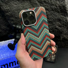 Kevlar Pattern Luminous Magnetic 16 Carbon Fiber Pattern Protective Cover