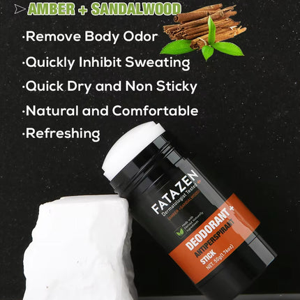 Herbal Deodorant Antiperspirant Stick Body Glide Natural Vegan Sandal Amber Sweat Odor Balm Deodorant Stick