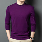 Round Neck Wool T Men's Sweater Skin-friendly