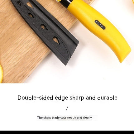 Stainless Steel Yellow Household Fruit Cutting Machine Kitchen Peel Knife Melon Portable