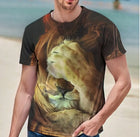 Summer 3D Digital Printing Men's And Women's Loose Short-sleeved T-shirt