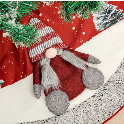 Christmas Tree Skirt Linen Tree Skirt Christmas Tree Bottom Decoration Supplies