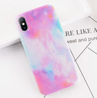 Case For 7 6 6s Plus Colorful Stone Image Pattern Cases For8 7 X Plus Soft Back Cover
