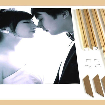 Brand Picture Frames Wall Photo Frame Natural Wood Poster Frame DIY Factory Provide Canvas Painting Wall Frame cornici per foto