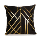 Elegant White and Gold Decorative Pillow Covers
